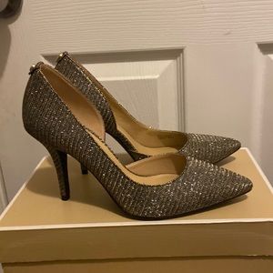 Michael Kors Nathalie Flex High Pump Glitter PV17F Women’s 7.5